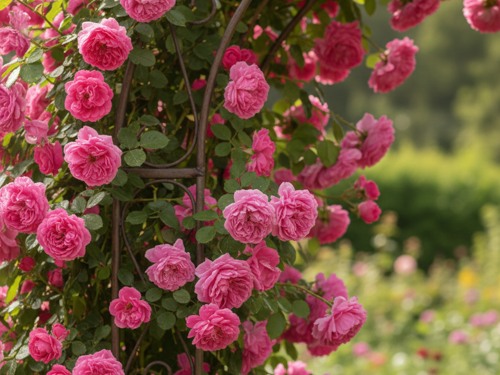 Плетистые розы: Как обеспечить пышное цветение и правильную зимовку